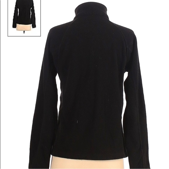 WOMENS LARGE FULL ZIP BLACK DIAMOND FLEECE JACKET - Picture 3 of 8